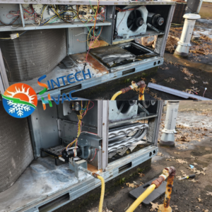 Carrier roof top unit Heat Exchanger replacement